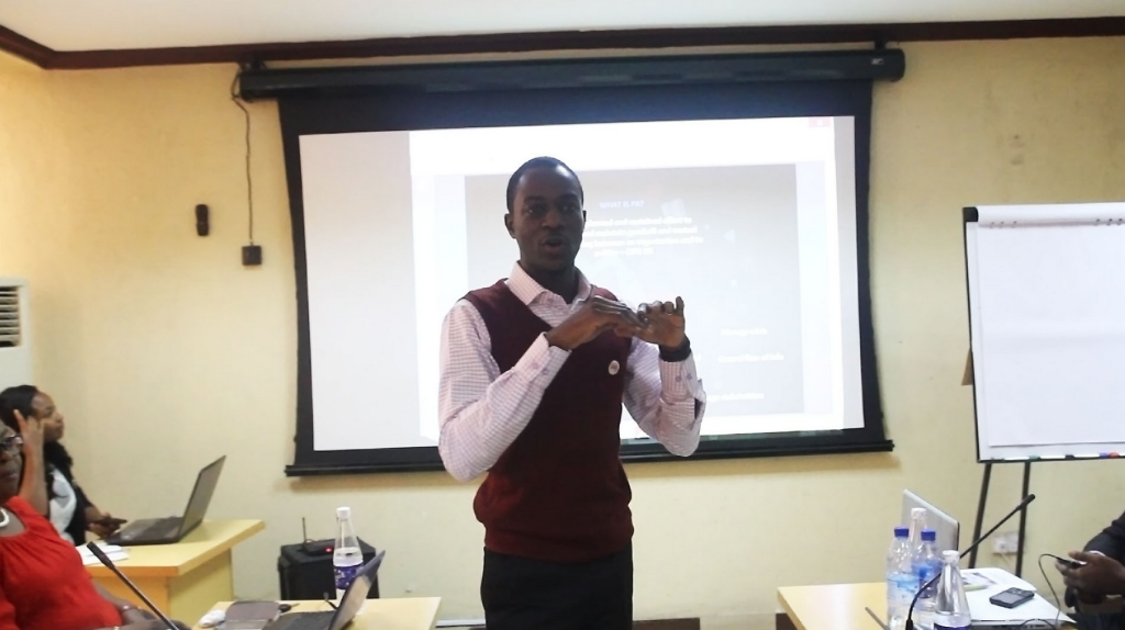 Femi Falodun speaking at NIPR Digital Workshop