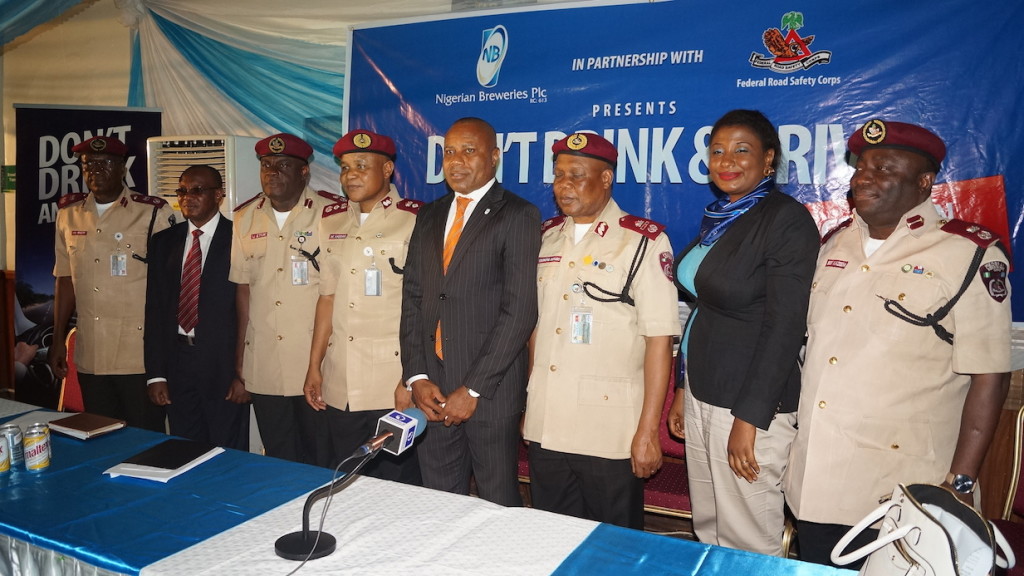 Members of FRSC and Nigerian Breweries PLC