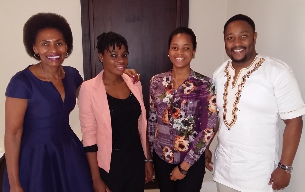 L-R Head of Africa for Facebook Inc, Nunu Ntshingila; Social Media Manager, Natures Gentle Touch, Lilian Ajike; Digital Marketing Executive, Natures Gentle Touch, Uchechi Onuoha and Client Partner, Facebook, Musa Kalenga