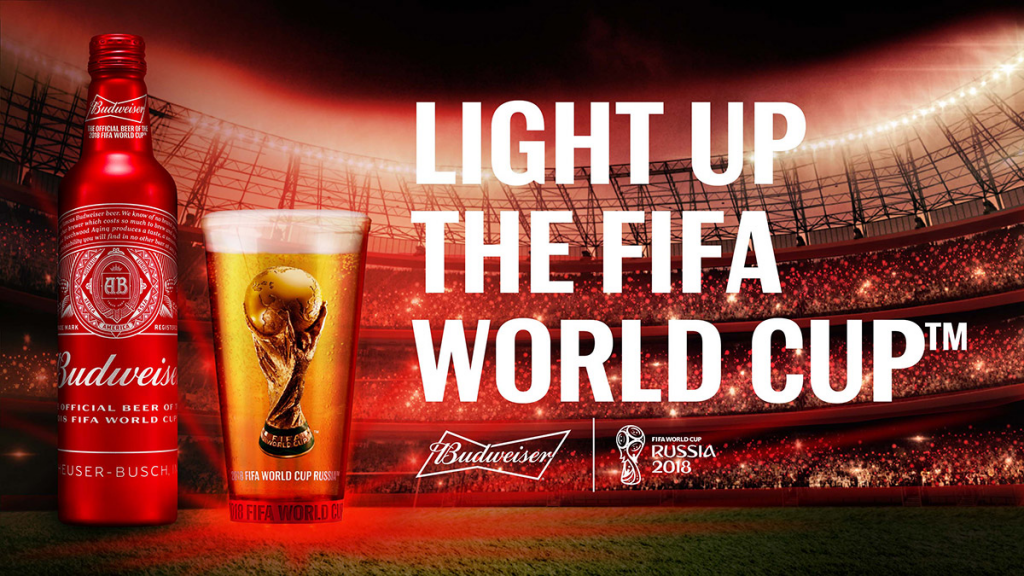 Budweiser wants to "Light Up" the World Cup